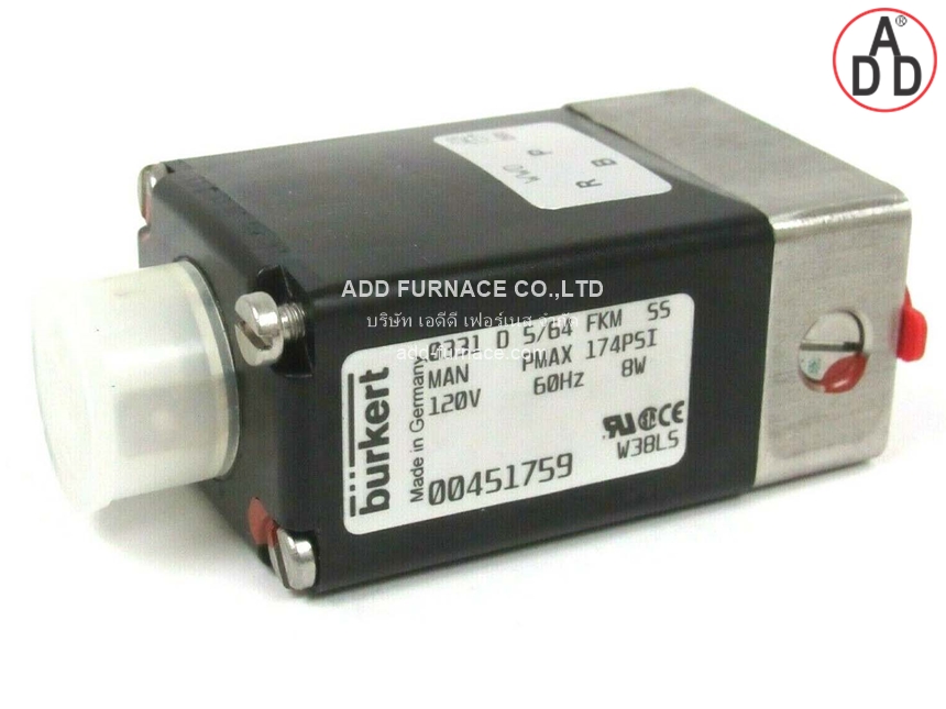 Burkert 0331 D 5/64 FKM SS (2)